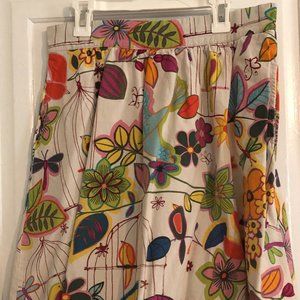 Retrolicious Whimsical Bird Skirt